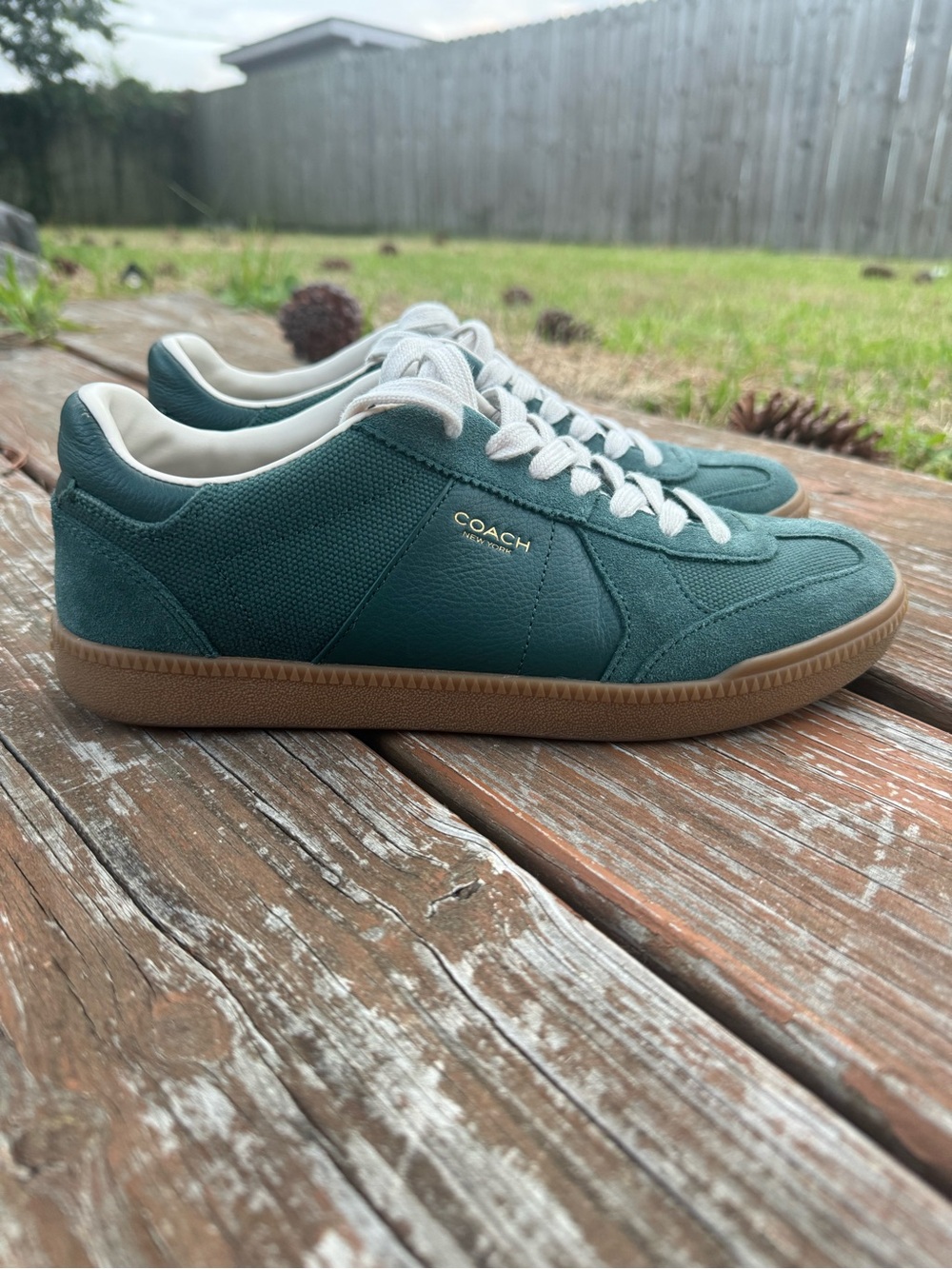Coach Women’s Ellis Sneaker in Dark Teal